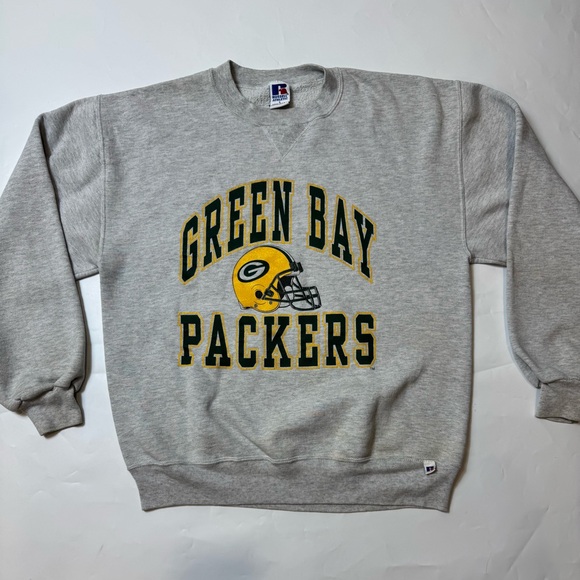 Russell Athletic Other - Green Bay Packers Sweatshirt Gray Russell Athletic 90s USA Vintage size Large